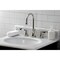 Kingston Brass KS2986DFL NuFrench Widespread Bathroom Faucet W/ Brass Pop-Up, Nickel KS2986DFL - alternate 4
